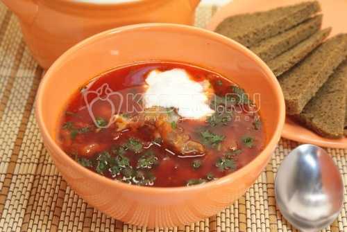 Борщ «Домашний» – Пошаговый рецепт с фото. Супы. Вкусные рецепты с фото. Супы с мясом