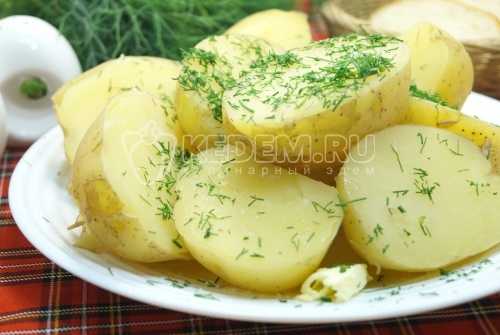 Молодая картошка с укропом – пошаговый рецепт с фото