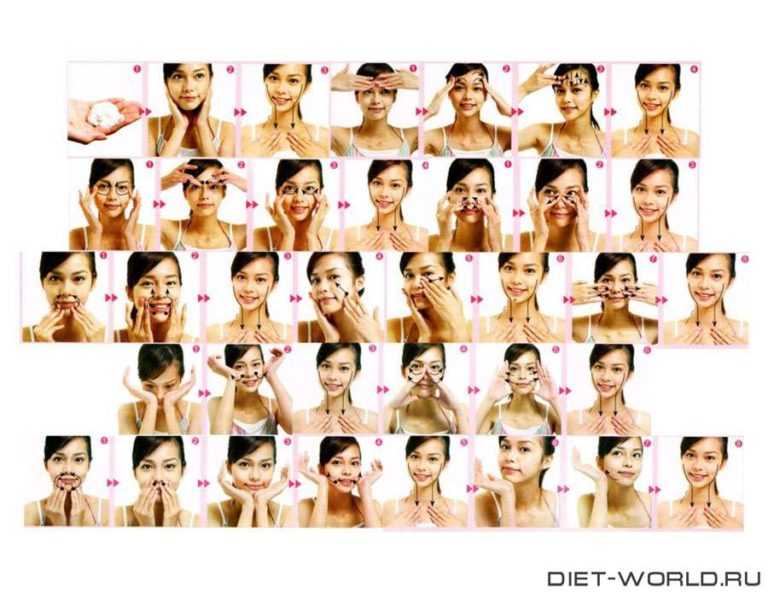 Японский массаж лица — статьи на Diet-World.ru
