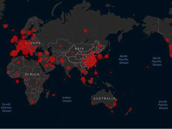 Опубликована онлайн-карта государств, закрытых из-за коронавируса - Новости