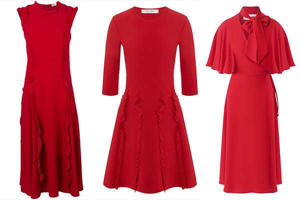 Красное платье от Valentino