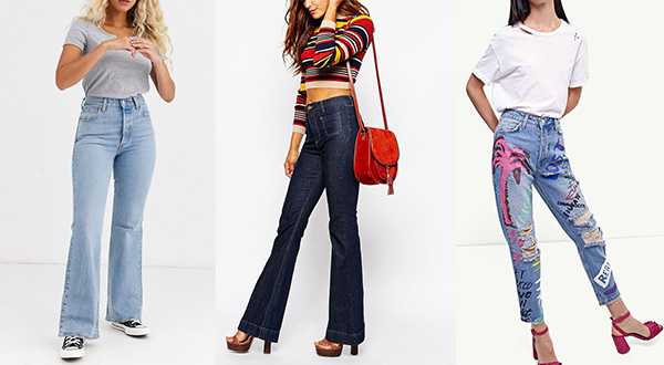 Модные женские джинсы